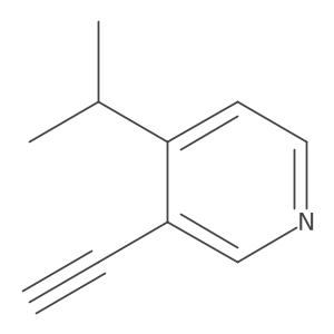 3-Ethynyl-4-isopropylpyridine结构式