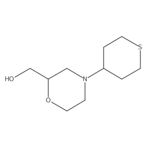 (4-(tetrahydro-2H-thiopyran-4-yl)morpholin-2-yl)methanol Structure
