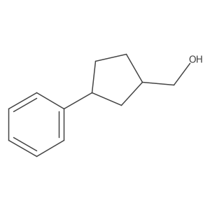 Cyclopentanemethanol,3-phenyl-,trans- Structure