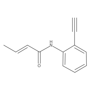 N-(2-ethynylphenyl)but-2-enamide结构式