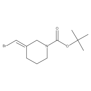Tert-butyl (3E)-3-(bromomethylidene)piperidine-1-carboxylate结构式