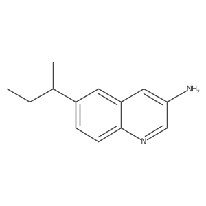 6-(Butan-2-yl)quinolin-3-amine结构式