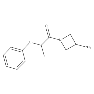 1-(3-Aminoazetidin-1-yl)-2-phenoxypropan-1-one Structure