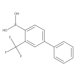 3-(Trifluoromethyl)biphenyl-4-ylboronic acid Structure