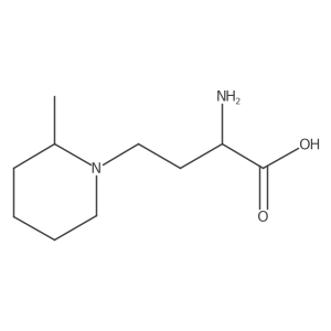 (2R)-2-amino-4-(2-methylpiperidin-1-yl)butanoic acid结构式