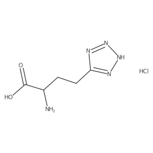 2-Amino-4-(2H-tetrazol-5-yl)butanoic acid;hydrochloride Structure