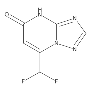 7-(Difluoromethyl)-[1,2,4]triazolo[1,5-a]pyrimidin-5-ol结构式