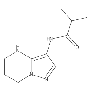 2-methyl-N-{4H,5H,6H,7H-pyrazolo[1,5-a]pyrimidin-3-yl}propanamide Structure