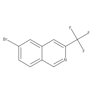 6-Bromo-3-(trifluoromethyl)isoquinoline Structure