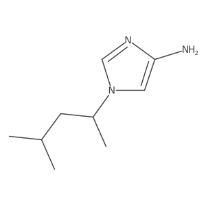 1-(4-methylpentan-2-yl)-1H-imidazol-4-amine Structure