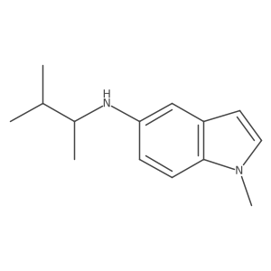 1-methyl-N-(3-methylbutan-2-yl)-1H-indol-5-amine Structure