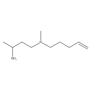 [(3S)-3-aminobutyl](methyl)(pent-4-en-1-yl)amine结构式