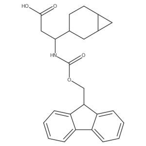 (3R)-3-{bicyclo[4.1.0]heptan-3-yl}-3-({[(9H-fluoren-9-yl)methoxy]carbonyl}amino)propanoic acid Structure
