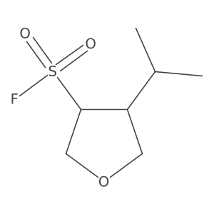 4-(Propan-2-yl)oxolane-3-sulfonyl fluoride结构式
