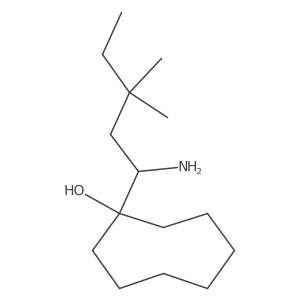 1-(1-Amino-3,3-dimethylpentyl)cyclooctan-1-ol结构式