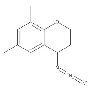 (4R)-4-Azido-6,8-dimethyl-3,4-dihydro-2H-chromene结构式