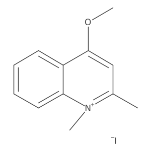 4-Methoxy-1,2-dimethylquinolin-1-ium iodide Structure