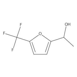 (1S)-1-[5-(trifluoromethyl)furan-2-yl]ethan-1-ol结构式