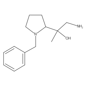 1-Amino-2-(1-benzylpyrrolidin-2-yl)propan-2-ol Structure
