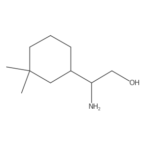 2-Amino-2-(3,3-dimethylcyclohexyl)ethan-1-ol Structure