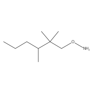 O-(2,2,3-trimethylhexyl)hydroxylamine结构式