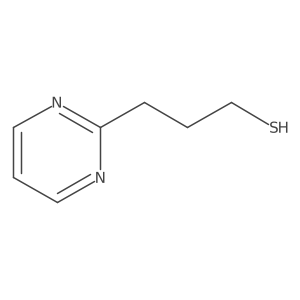 3-(Pyrimidin-2-yl)propane-1-thiol Structure