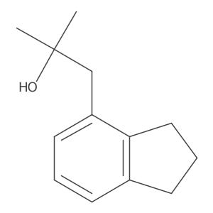 1-(2,3-dihydro-1H-inden-4-yl)-2-methylpropan-2-ol Structure