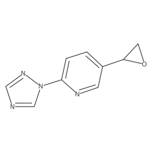 5-(oxiran-2-yl)-2-(1H-1,2,4-triazol-1-yl)pyridine Structure