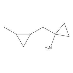 1-[(2-Methylcyclopropyl)methyl]cyclopropan-1-amine Structure