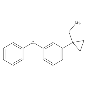 [1-(3-Phenoxyphenyl)cyclopropyl]methanamine结构式