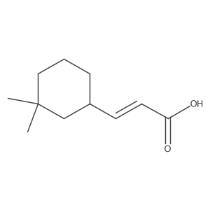 3-(3,3-Dimethylcyclohexyl)prop-2-enoic acid结构式