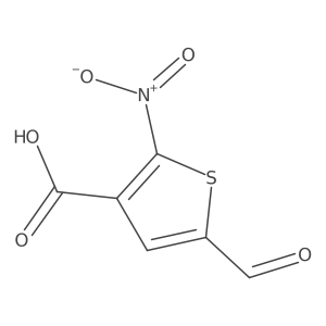5-Formyl-2-nitrothiophene-3-carboxylic acid Structure