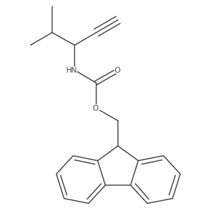 (9H-fluoren-9-yl)methyl N-(4-methylpent-1-yn-3-yl)carbamate Structure
