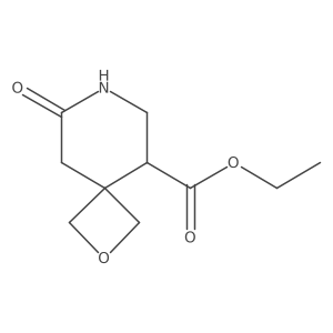 Ethyl 8-oxo-2-oxa-7-azaspiro[3.5]nonane-5-carboxylate Structure