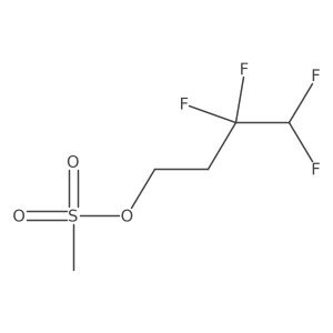3,3,4,4-Tetrafluorobutyl methanesulfonate结构式