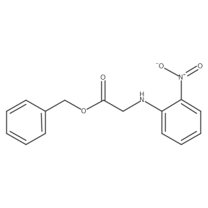 Benzyl 2-[(2-nitrophenyl)amino]acetate结构式