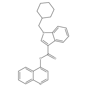 quinolin-4-yl1-(cyclohexylmethyl)-1H-indole-3-carboxylate Structure