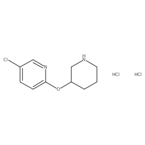 5-chloro-2-(piperidin-3-yloxy)pyridine 2HCl结构式