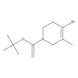 Tert-butyl 4-bromo-5-methyl-3,6-dihydro-2H-pyridine-1-carboxylate Structure