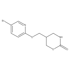 5-{[(5-Bromopyridin-2-yl)oxy]methyl}-1,3-oxazinan-2-one结构式