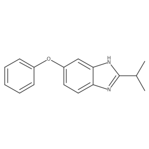 2-isopropyl-6-phenoxy-1H-benzo[d]imidazole结构式