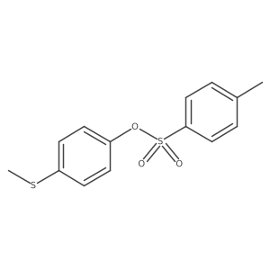 4-(Methylsulfanyl)phenyl 4-methylbenzene-1-sulfonate Structure