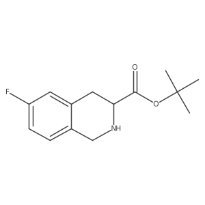 tert-butyl (3S)-6-fluoro-1,2,3,4-tetrahydroisoquinoline-3-carboxylate Structure