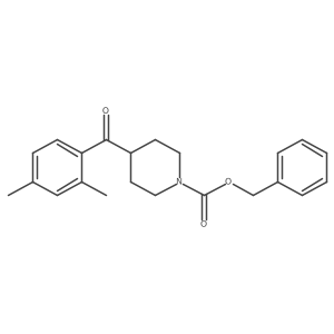 Benzyl 4-(2,4-dimethylbenzoyl)piperidine-1-carboxylate Structure