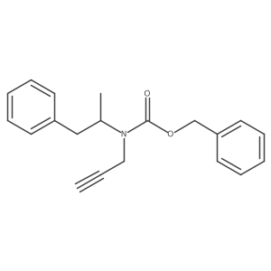 benzyl N-(1-phenylpropan-2-yl)-N-(prop-2-yn-1-yl)carbamate结构式