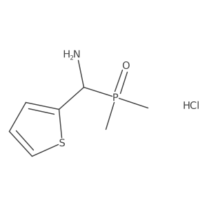 (1R)-1-(dimethylphosphoryl)-1-(thiophen-2-yl)methanamine hydrochloride Structure