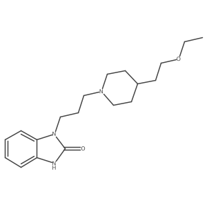 1-[3-[4-(2-Ethoxyethyl)-1-piperidinyl]propyl]-1,3-dihydro-2h-benzimidazol-2-one Structure