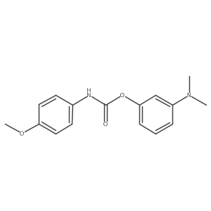 Carbamic acid, (4-methoxyphenyl)-, 3-(dimethylamino)phenyl ester结构式