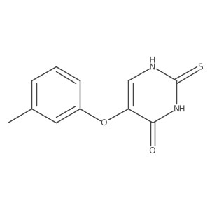 2-thioxo-5-m-tolyloxy-2,3-dihydro-1H-pyrimidin-4-one Structure