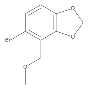 5-Bromo-4-(methoxymethyl)benzo[d][1,3]dioxole Structure